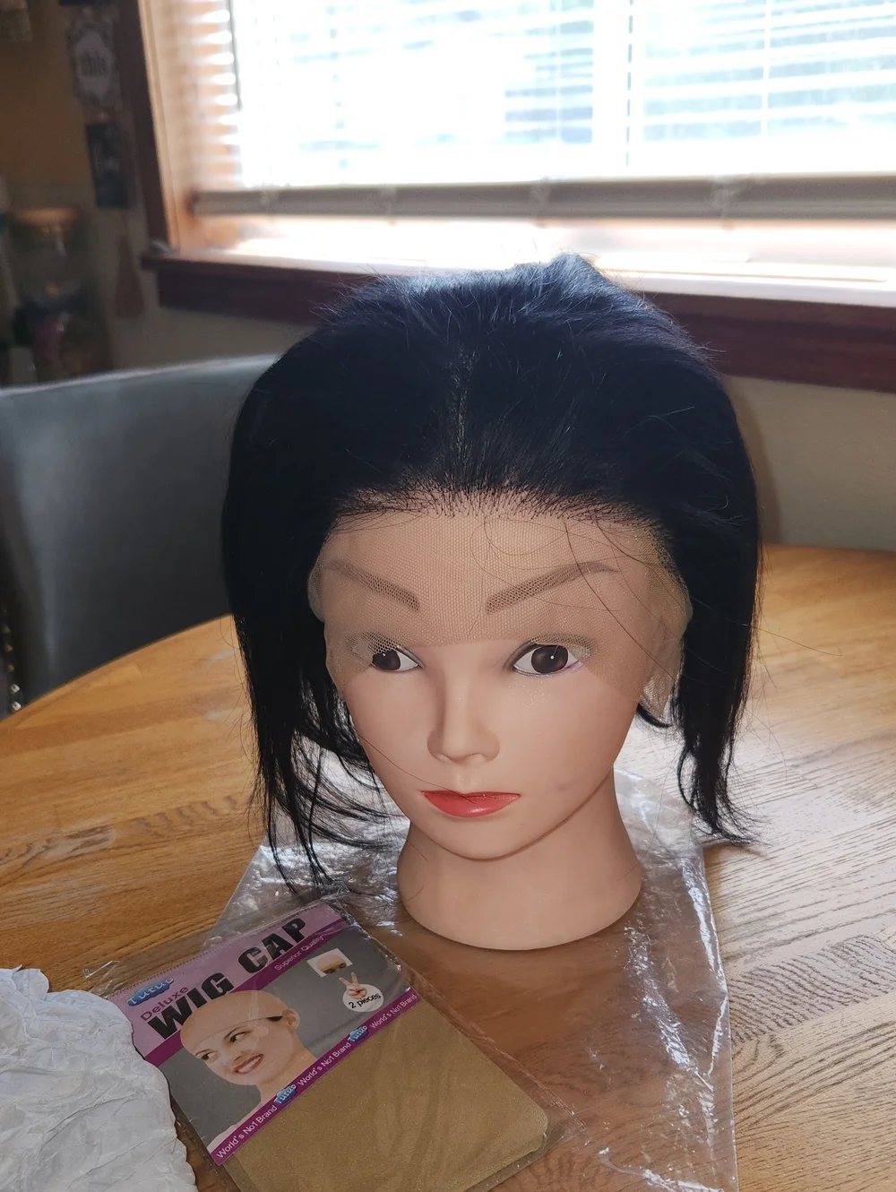 Black 8 Inche Wig